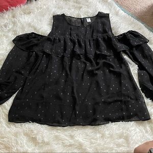 Glittery Off The Shoulder Blouse